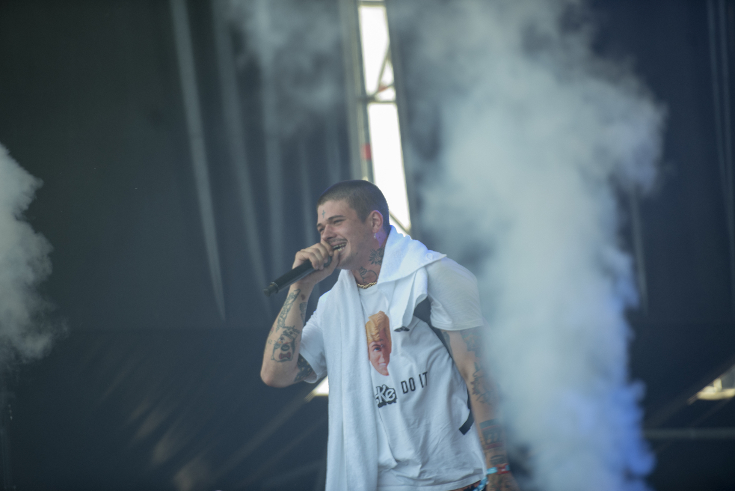 Cecilio G a un festival de Bilbao (Foto: Iñaki Espejo-Saavedra)