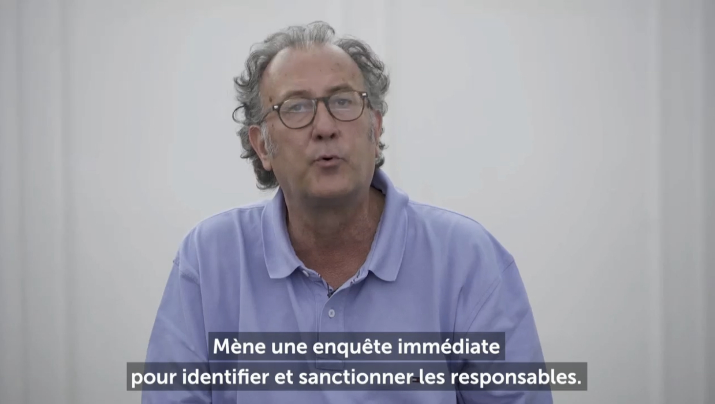 Antich en un moment de la declaració