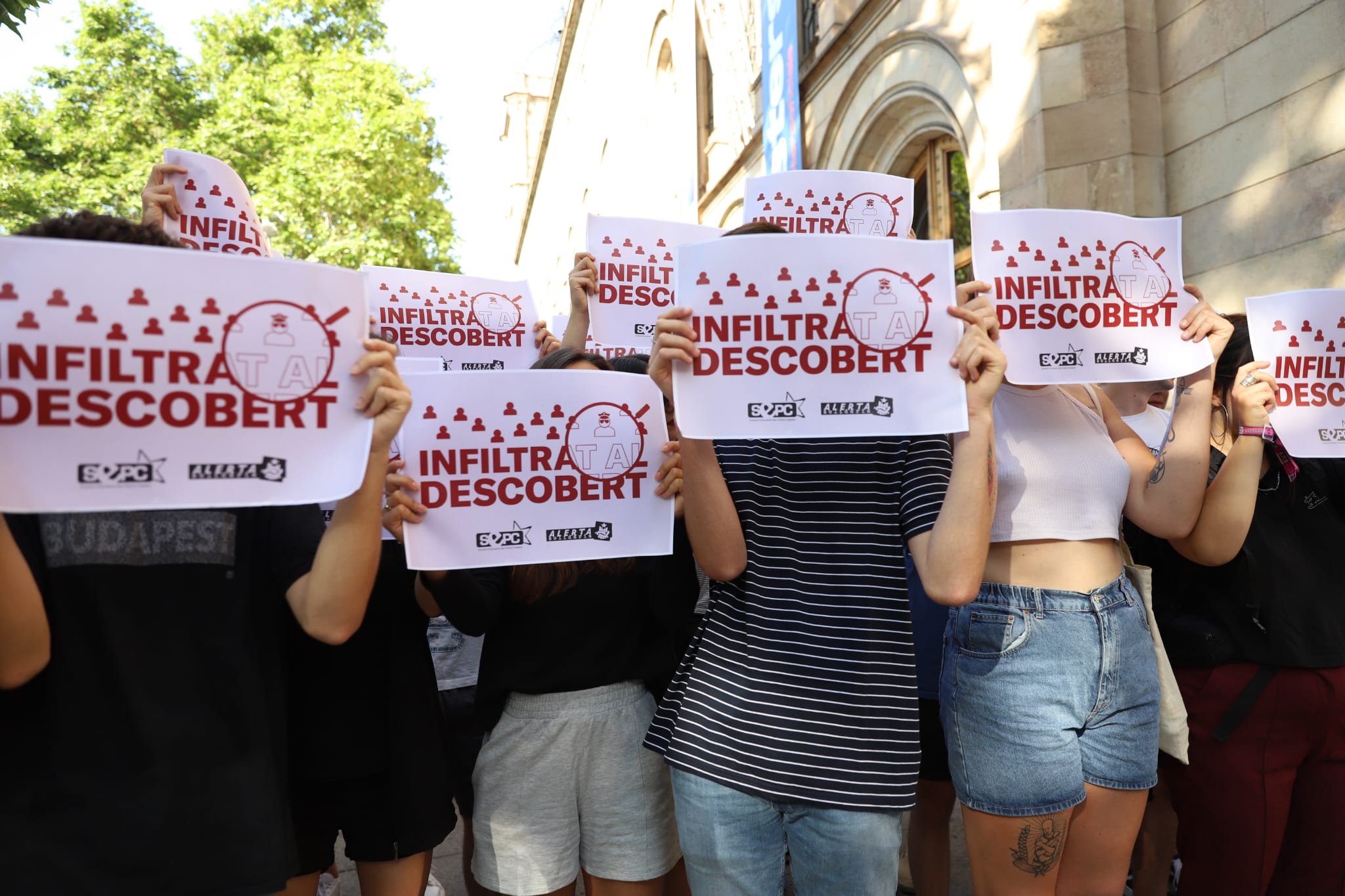Imatge d'arxiu d'una manifestació d'Alerta Solidària