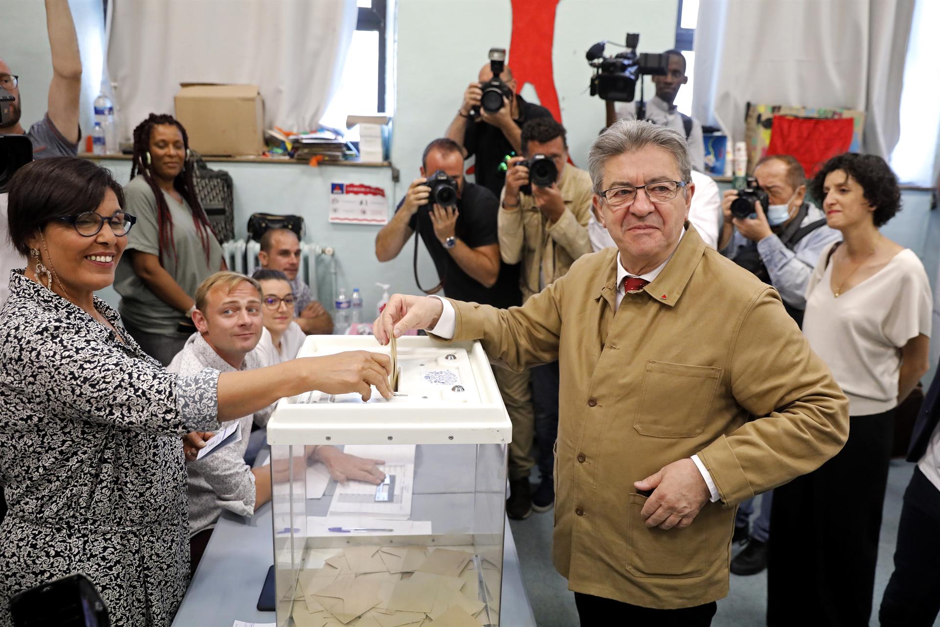 Jean-Luc Mélenchon, líder de la Nova Unió Popular Ecològica i Social