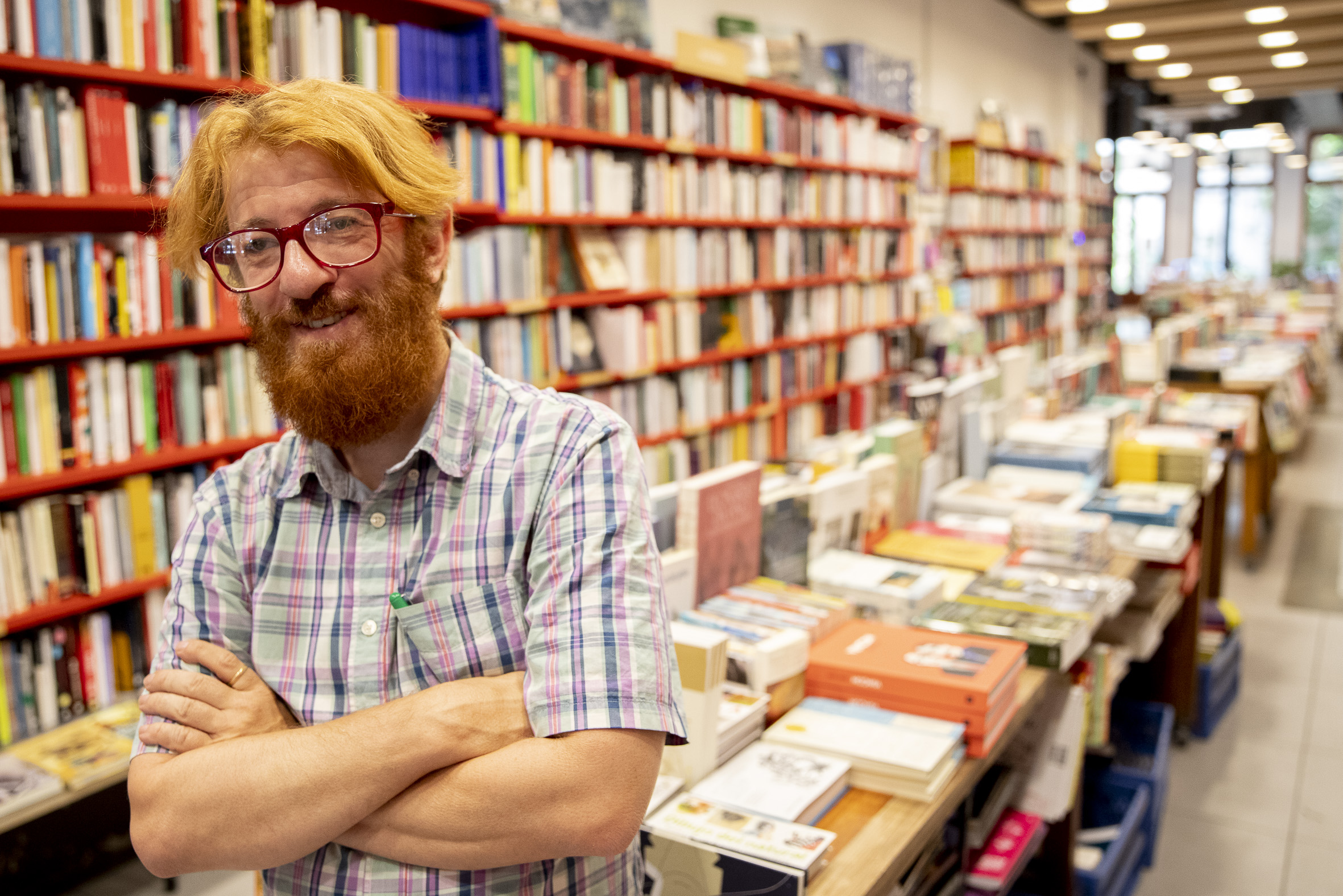 Èric del Arco, nou president del Gremi de Llibreters de Catalunya.