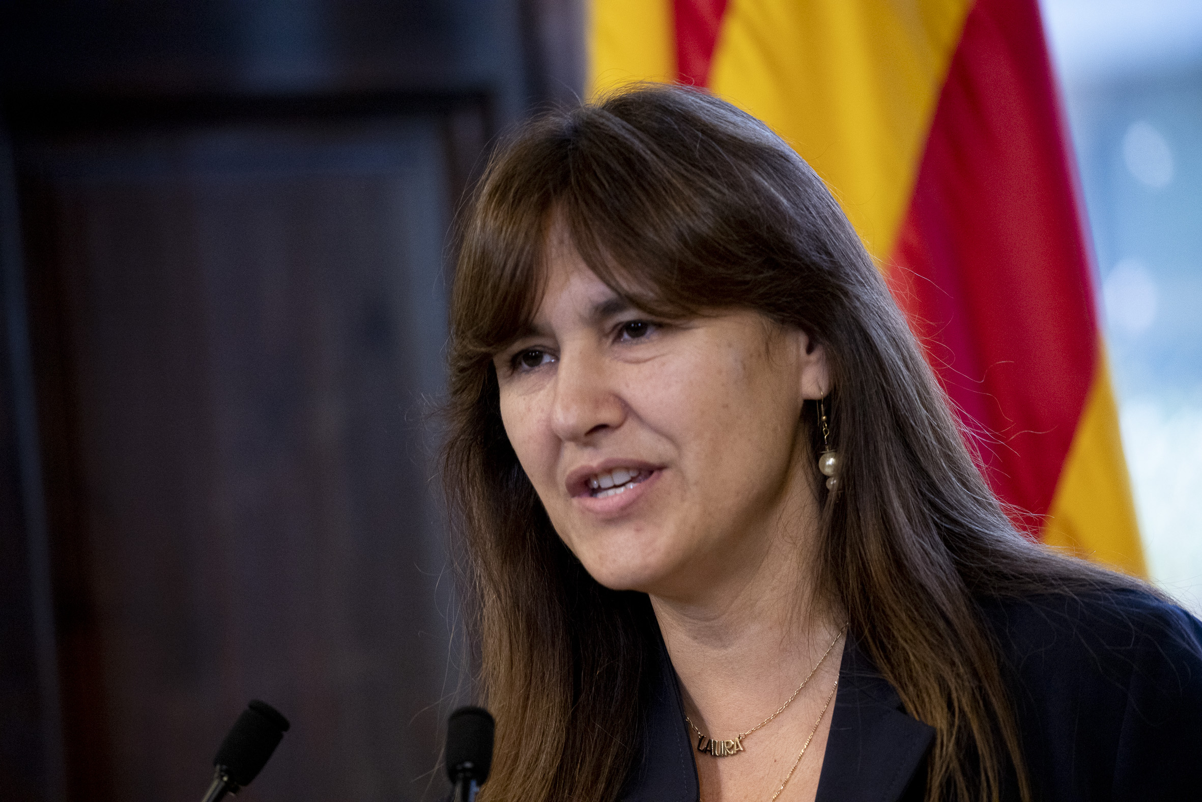 Laura Borràs, aquesta setmana al parlament (Foto: ACN)