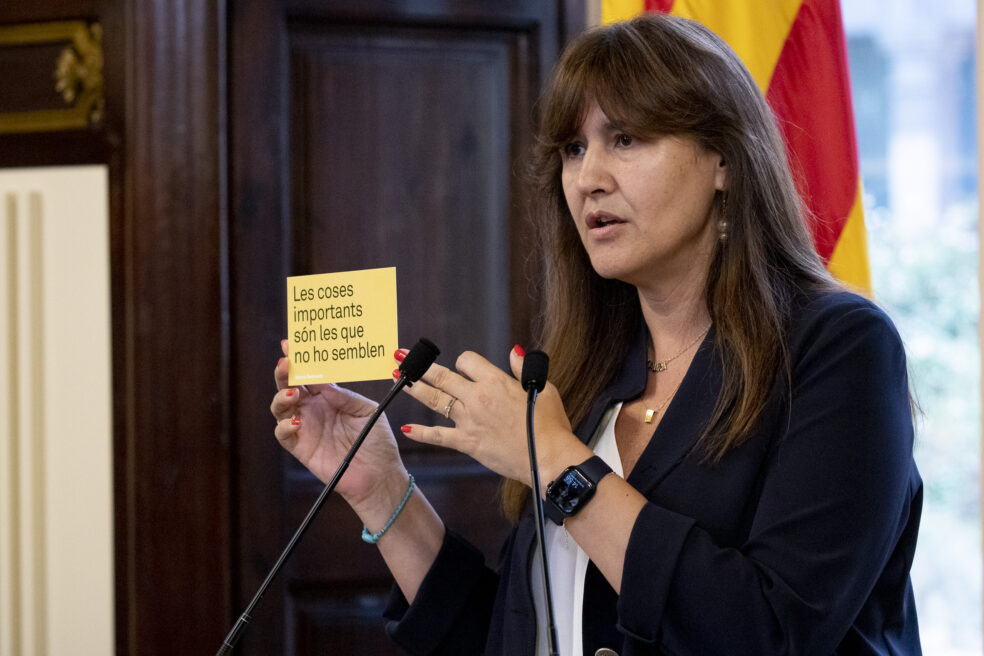 Laura Borràs, suspesa