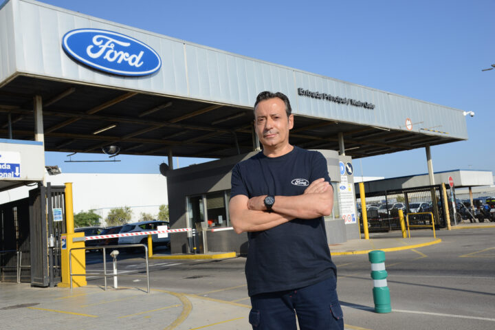 Carlos Faubel, secretari general d'UGT-a Ford Almussafes (Foto: ©PRATS i CAMPS)