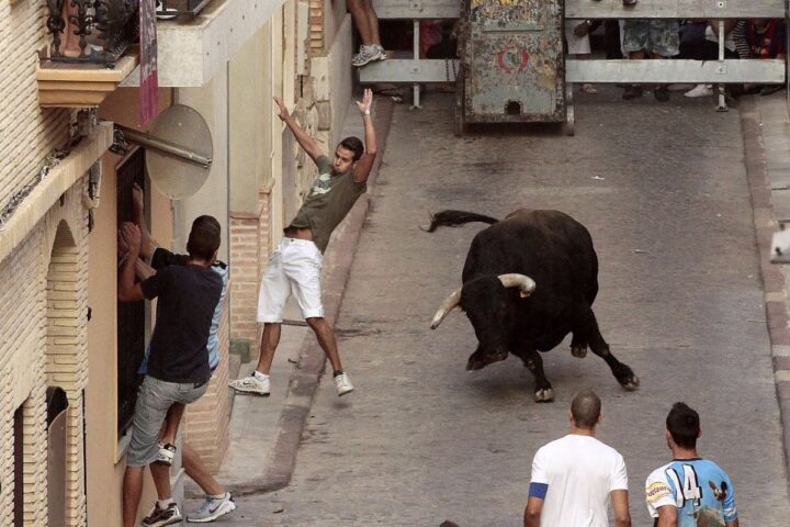 Imatge d'arxiu de les festes taurines de Puçol. Fotografia: Europa Press