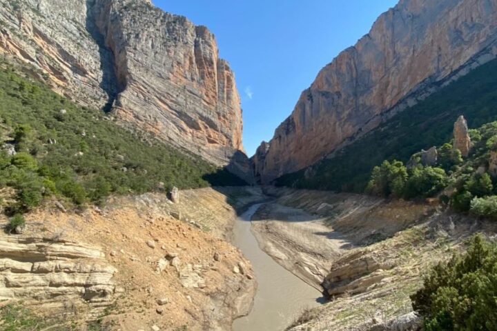 El congost de Mont-rebei, fotografiat el 7 d'agost de 2022 (autor: @sergicoradbo1974).