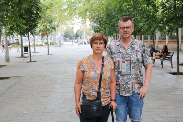 Vera Renders i Mark de Boeck van arribar ahir a Barcelona per participar en l'homenatge a les víctimes del 17-A.