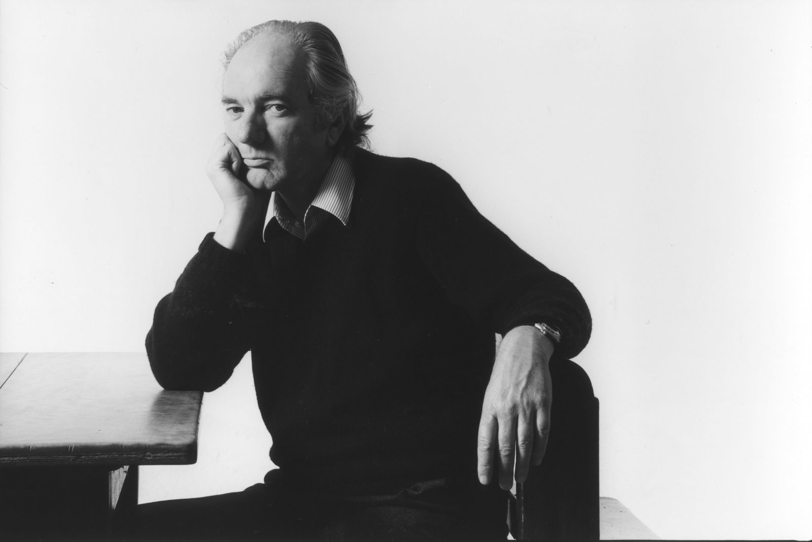 Fotografia de l'autor Thomas Bernhard de l'any 1987