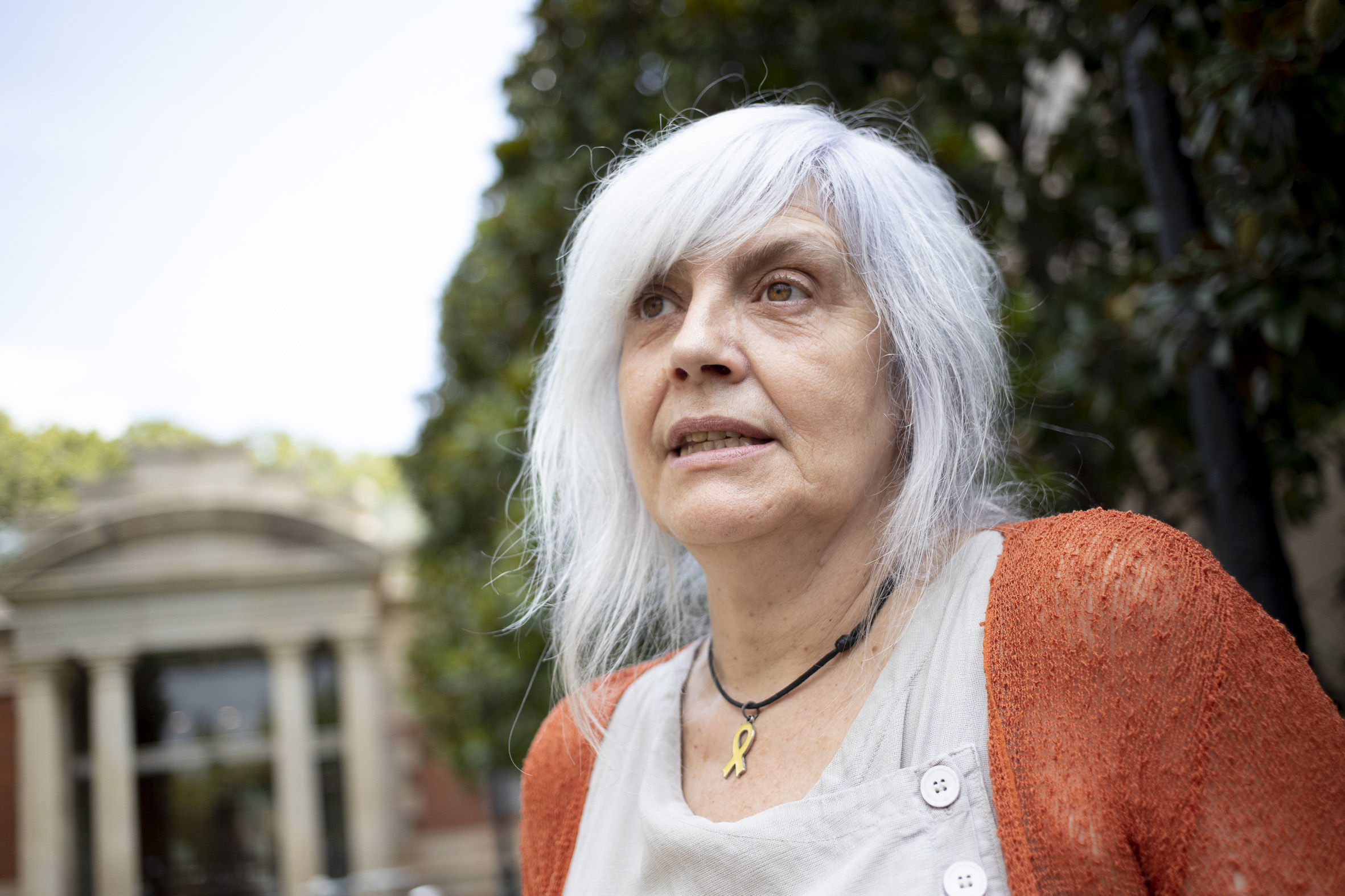 Dolors Sabater, ahir (Fotografia: Albert Salamé)