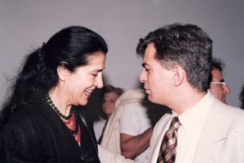Irene Papas amb Aimilios Metaxopoulos
