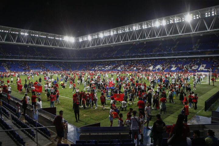 Afeccions de la selecció de Marroc envaeixen el camp de l'Espanyol (fotografia: EFE/ Quique García)