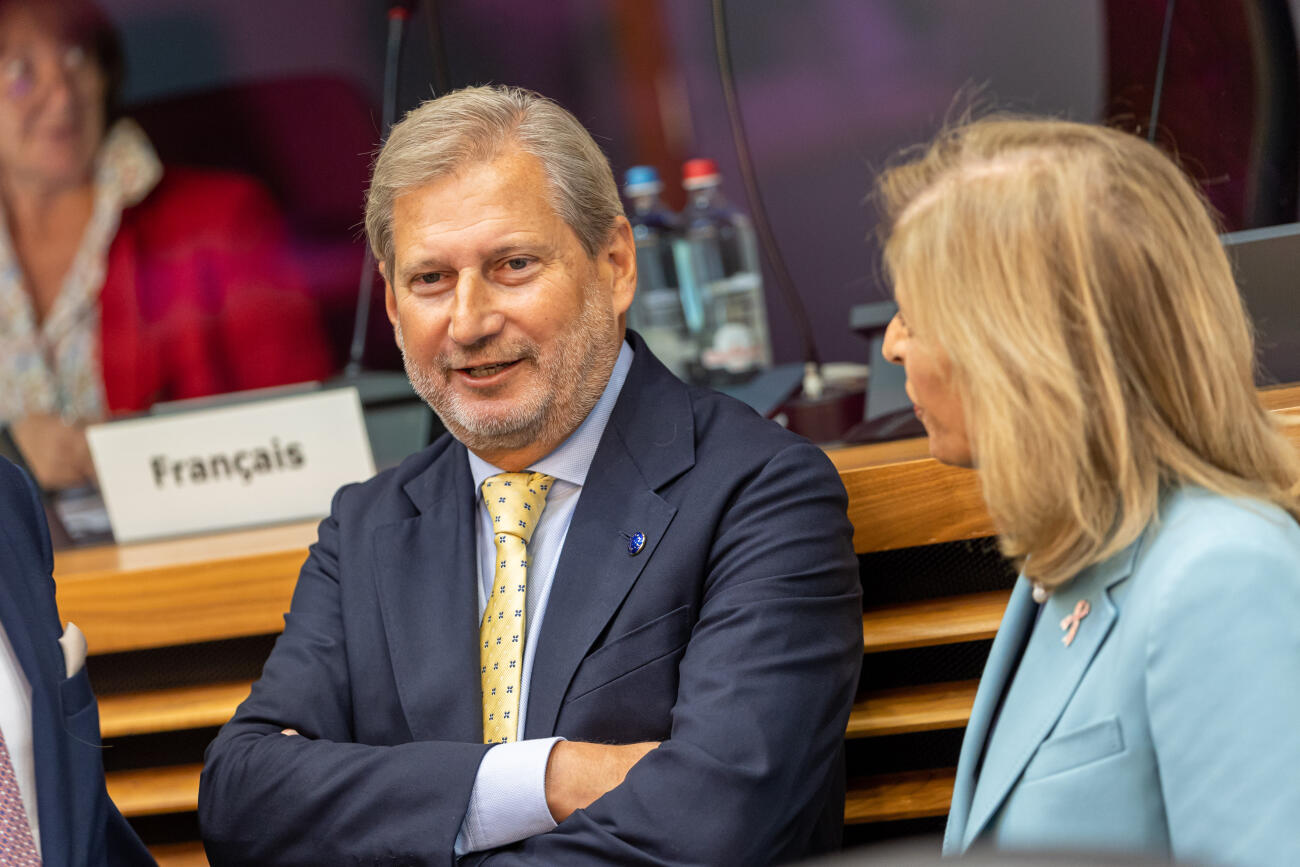 El comissari encarregat del pressupost i l'administració de la UE, Johannes Hahn