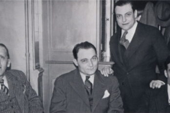 Simon Sabiani, amb els seus sicaris Carbone i Spirito.