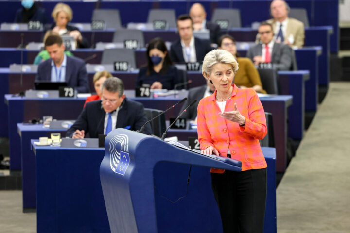 La presidenta de la Comissió Europea, Ursula von der Leyen, en una imatge d'arxiu. Fotografia: ACN