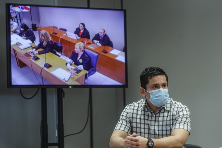 Jorge Ignacio P.J. acusat al banc dels acusats (fotografia: Rober Solsona - Europa Press)