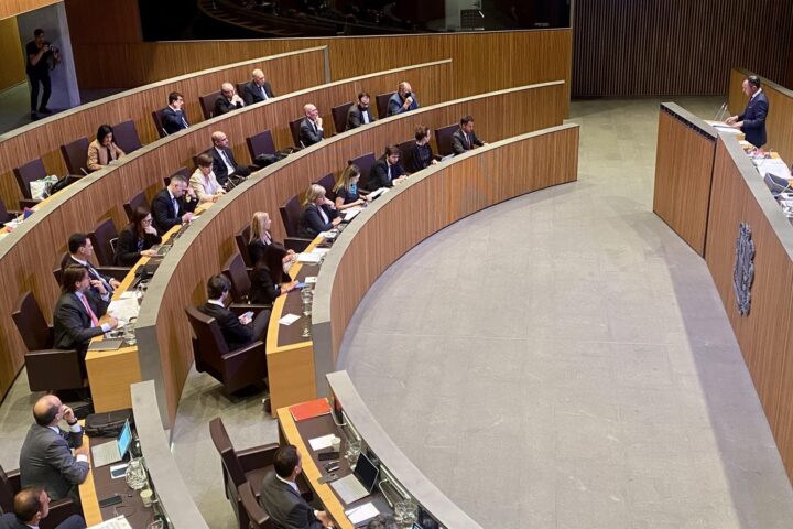 Debat d'orientació política d'Andorra (fotografia: Consell General d'Andorra)