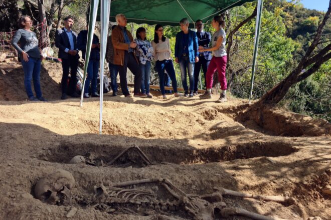 L’excavació a la fossa de Canturri ha recuperat les restes de dotze soldats morts durant la guerra del 1936-1939