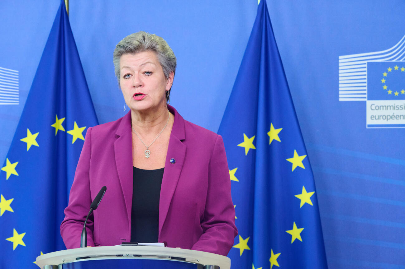 La comissària d'Afers Locals, Ylva Johansson, en una imatge d'arxiu (fotografia: Unió Europea).