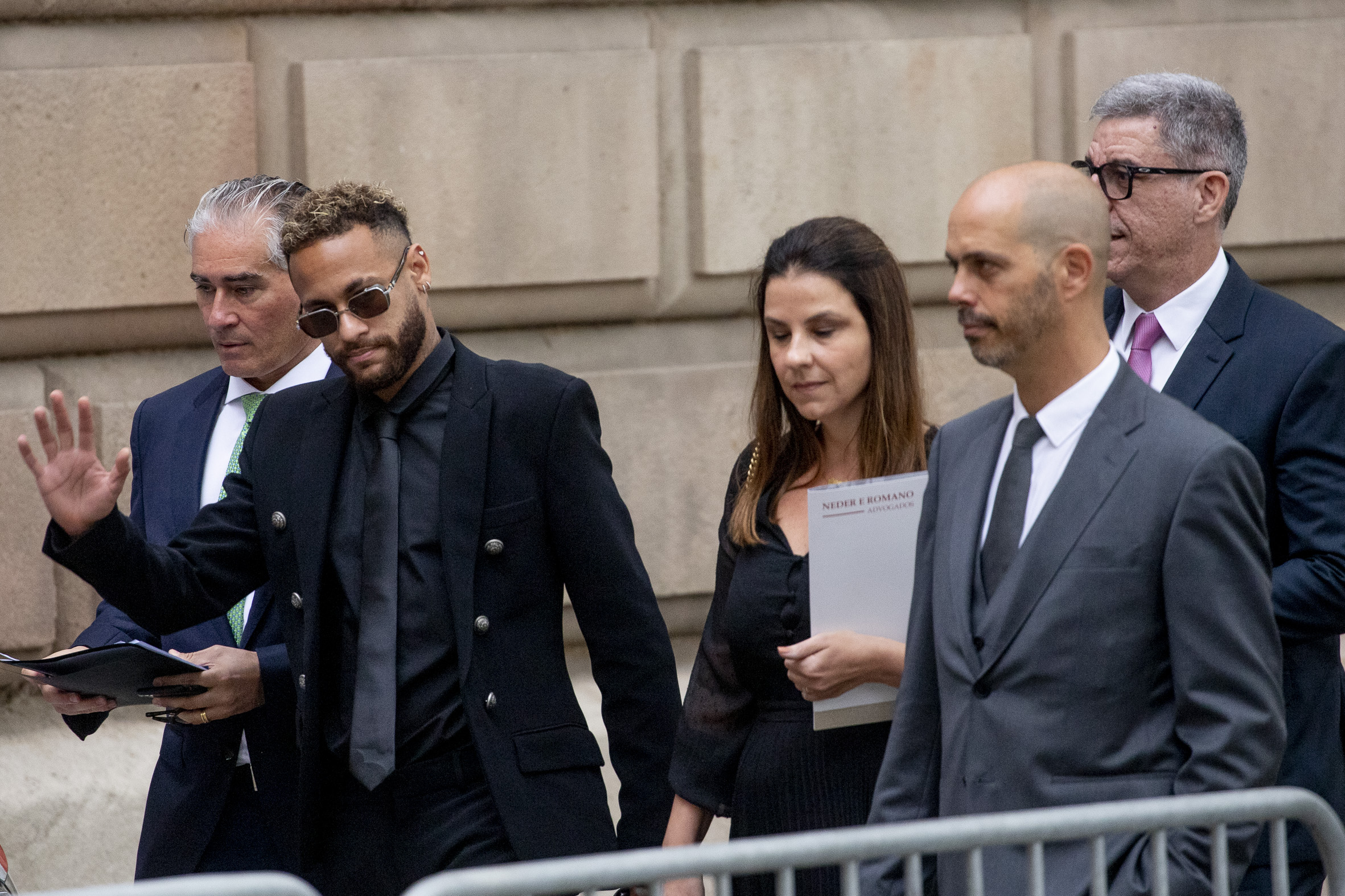 Judici a Neymar, Sandro Rosell i Josep Maria Bartomeu (fotografia: Albert Salamé)