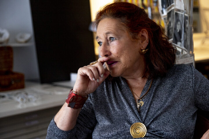 L'artista Eugènia Balcells.