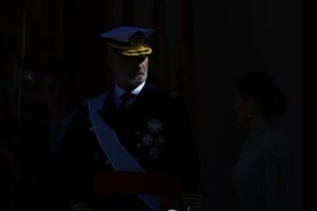 Felipe VI, ahir (Fotografia: Rodrigo Jiménez).