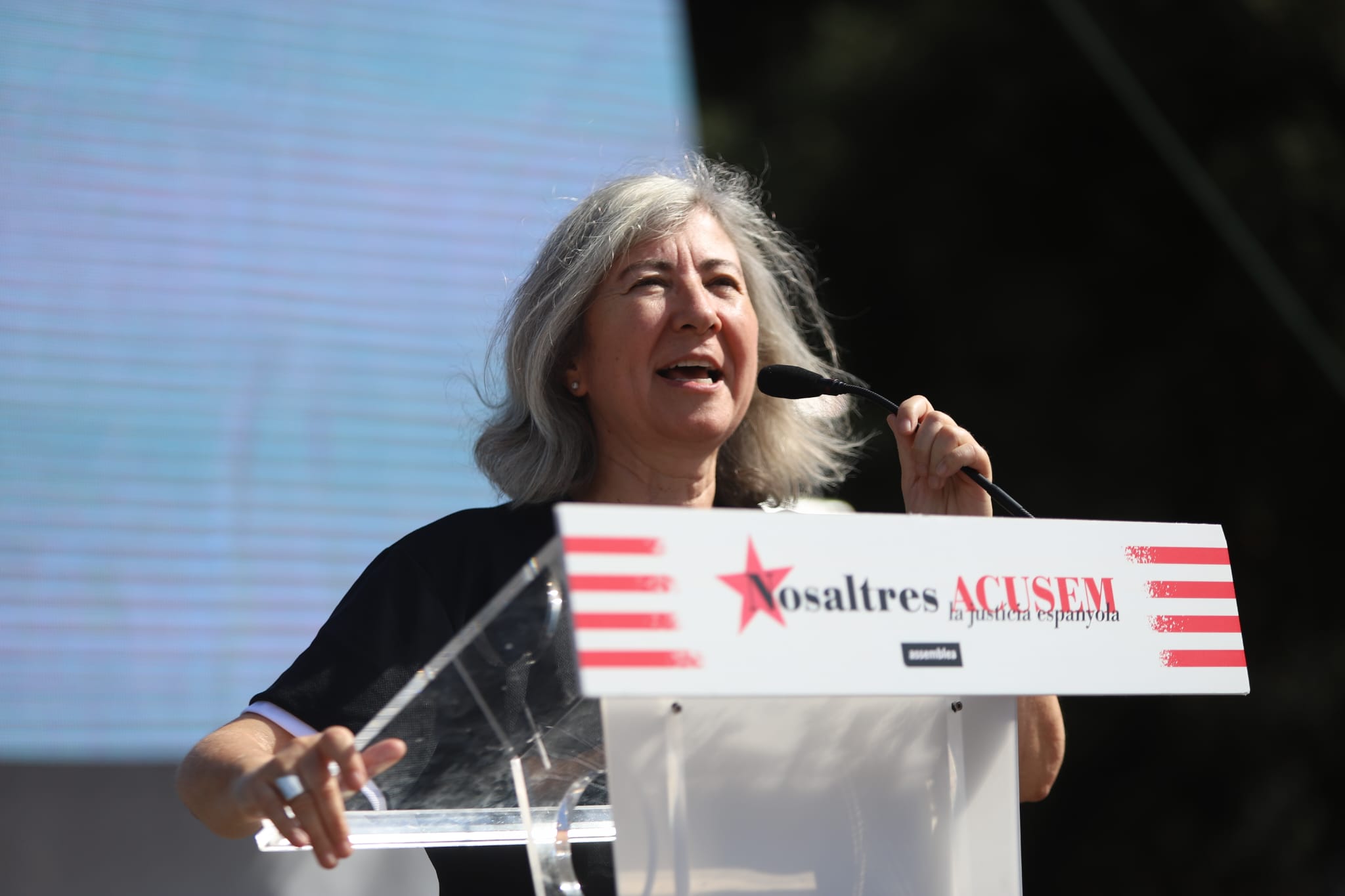 Feliu en un moment del parlament (fotografia: Albert Salamé)
