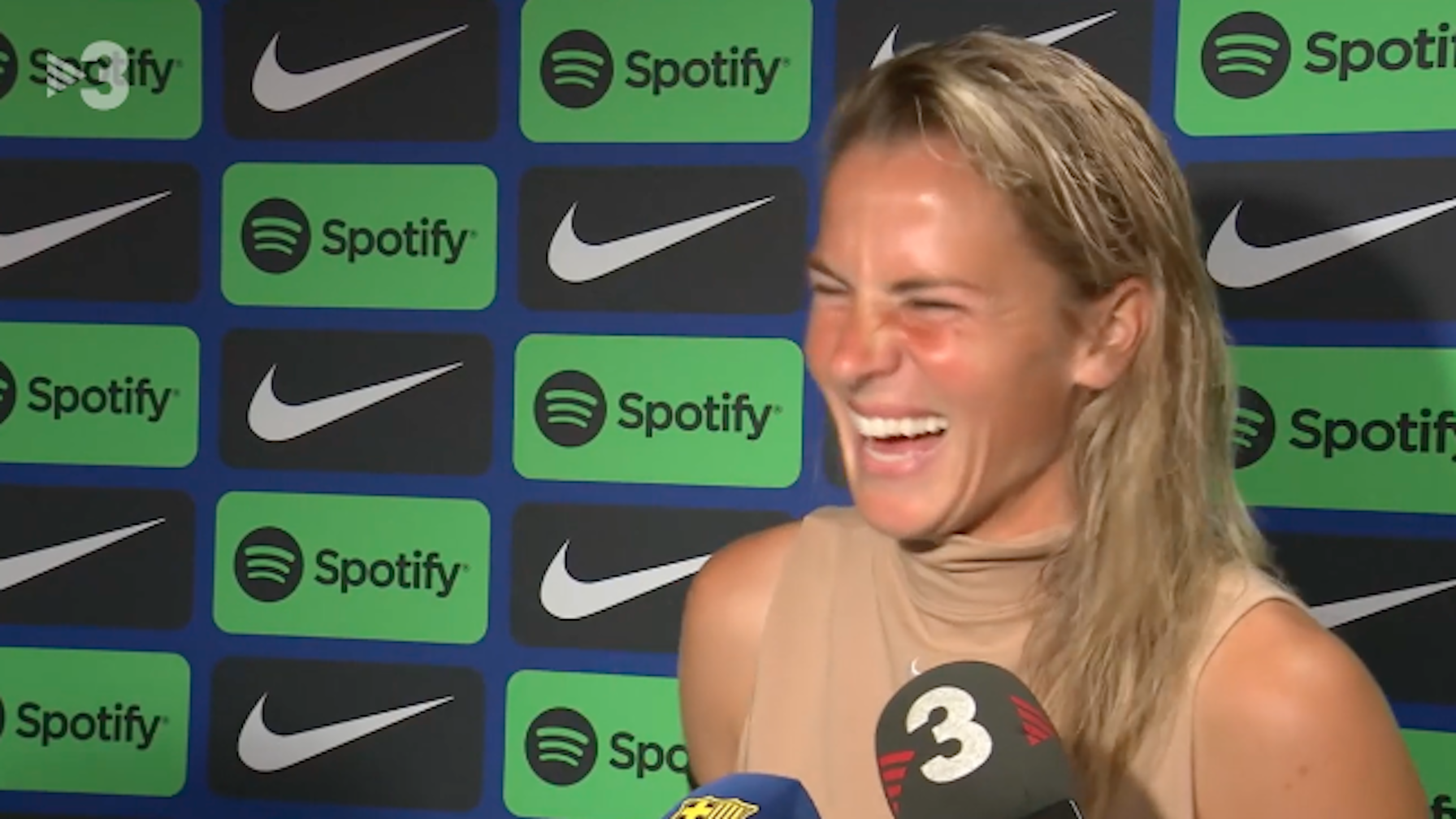 La jugadora del FCB femení Ana-Maria Crnogorčević (fotografia: CCMA)