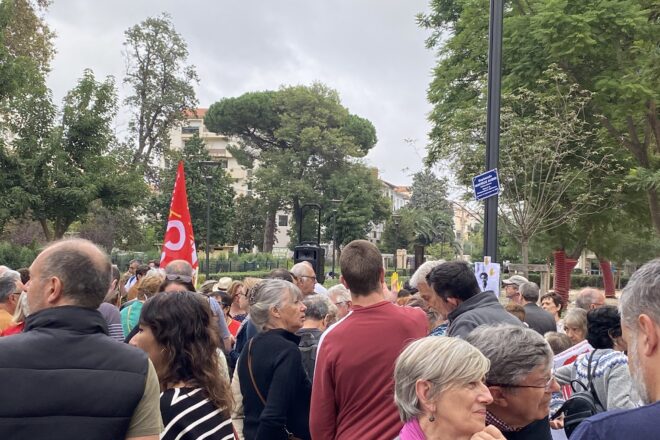 Perpinyà surt al carrer contra la plaça dedicada al militar d’ultradreta Pierre Sergent