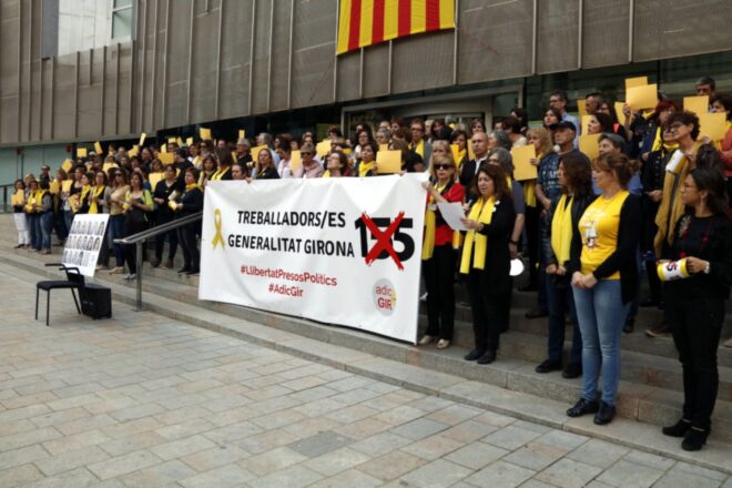 Cinc anys del 155: així hi van plantar cara les ADIC