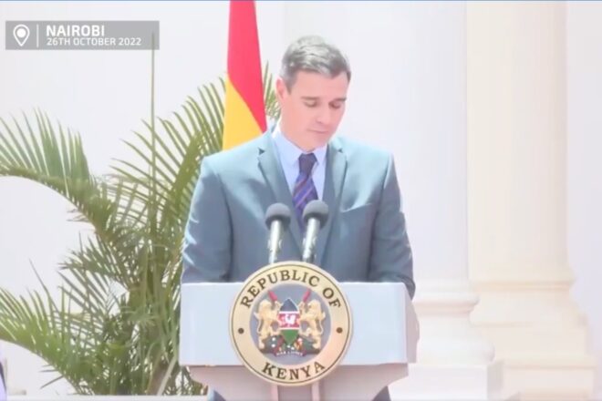 [VÍDEO] Sánchez confon repetidament Kenya amb el Senegal durant una visita a Nairobi