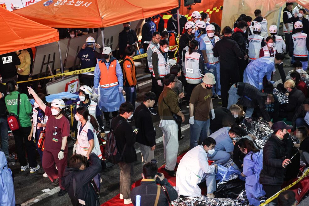 Una estampida en una festa de Halloween a Seül causa 59 morts i 150 ferits