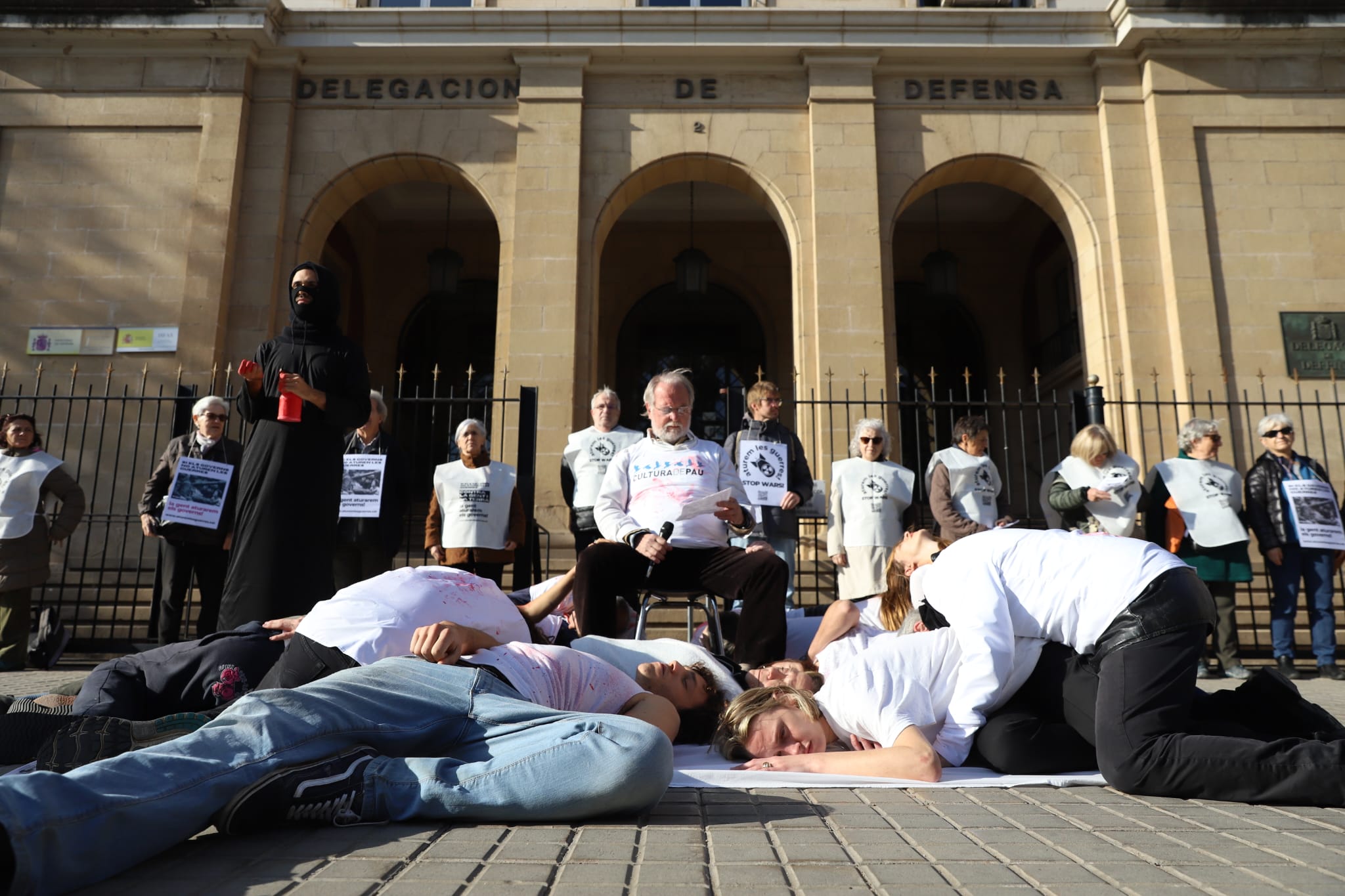 Acció reivindicativa del col·lectiu 