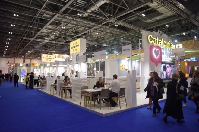 Catalonia's stand at the World Travel Market London / Departament of Business and Work