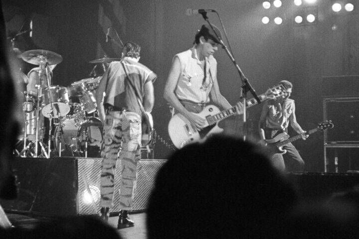 Terry Chimes, Keith Levene, Mick Jones i Paul Simonon de The Clash. Fotografia: RUDI KEUNTJE / ZUMA PRESS