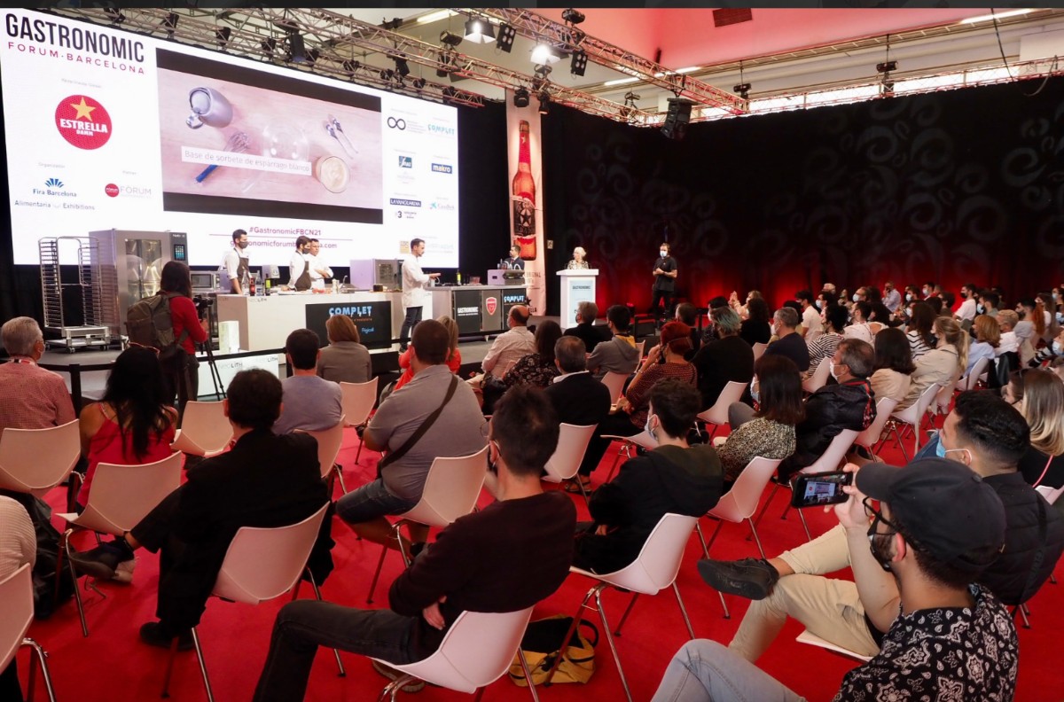 Una sessió al Gastronòmic Fòrum Barcelona 2021.