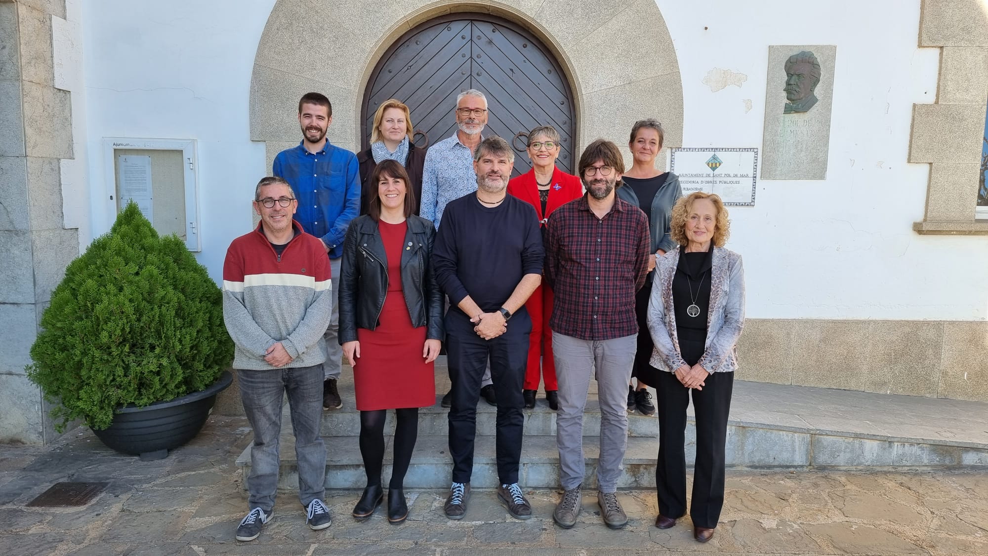 Presentació del conveni signat amb l'Ajuntament de Sant Pol de Mar (fotografia: Consell per la República)
