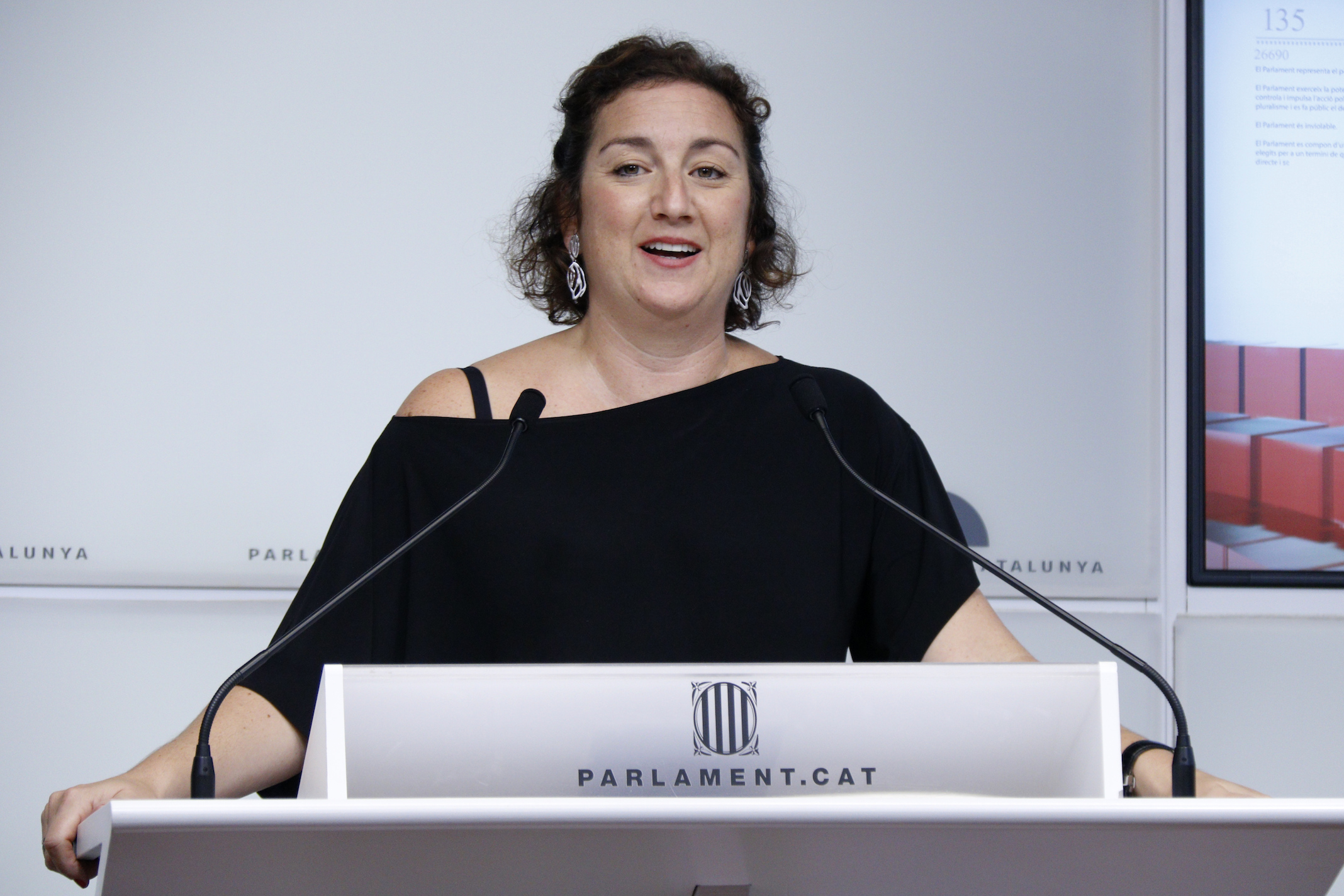 La portaveu del grup parlamentari del PSC, Alícia Romero, en una imatge d'arxiu (fotografia: ACN/Sara Escalera)