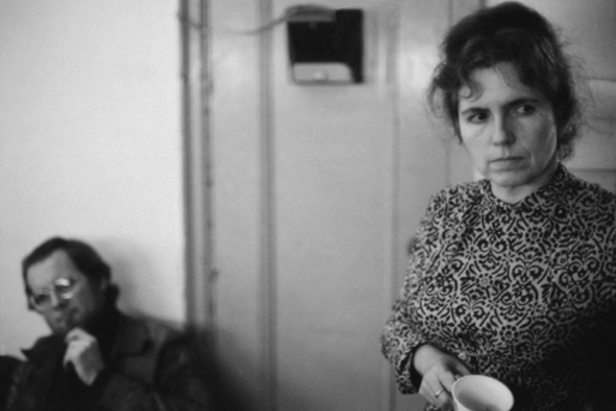 Grace Paley amb Donald Barthelme al fons, dos contistes que no ho entenien tot... quan escrivien.