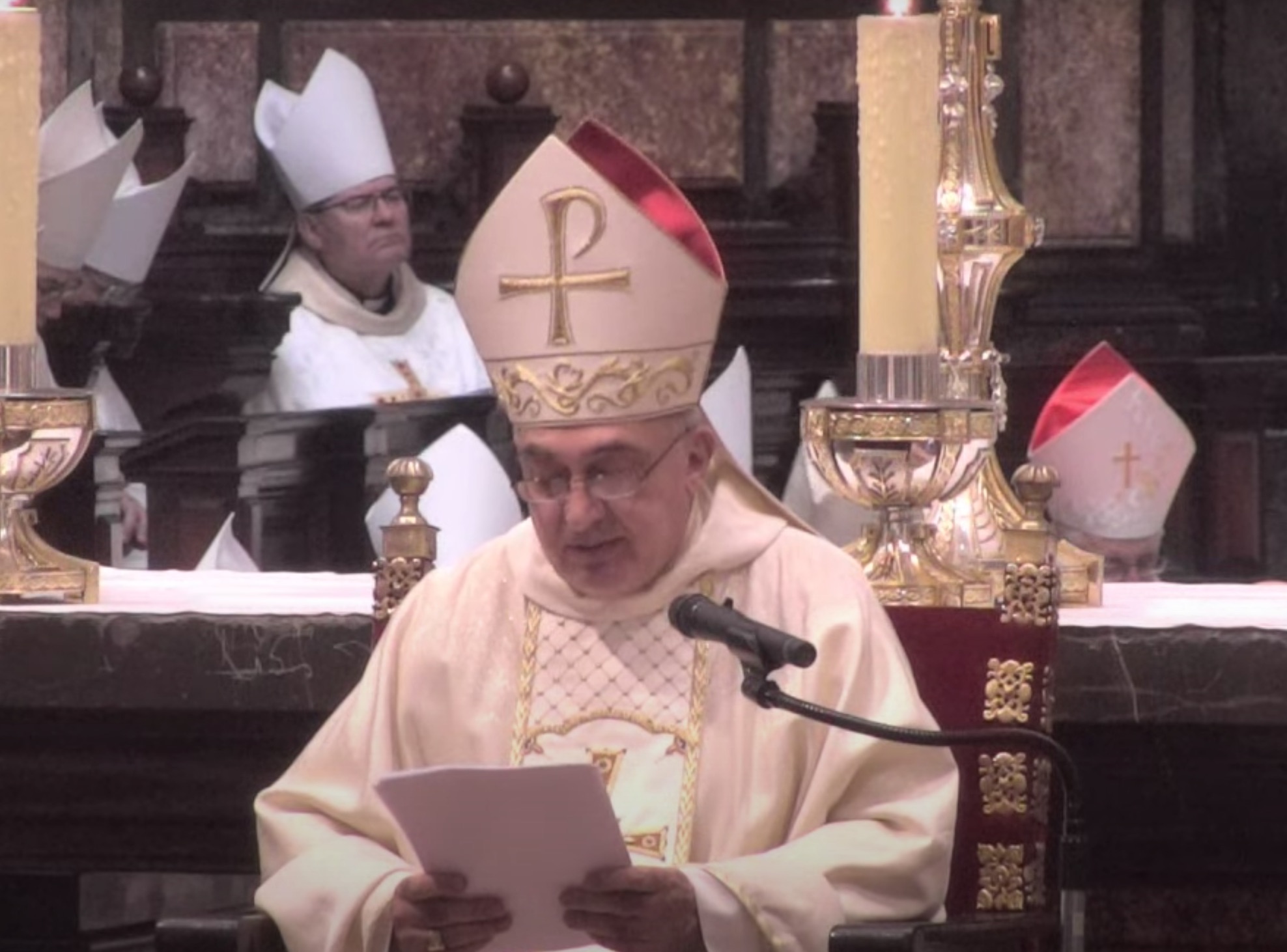 Benavent, en la presa de possessió com a arquebisbe de València 