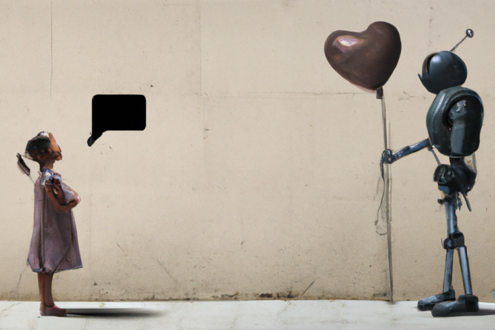 Imatge d'estil Banksy encomanada a la Intel·ligència Artificial expressament per a aquest article.