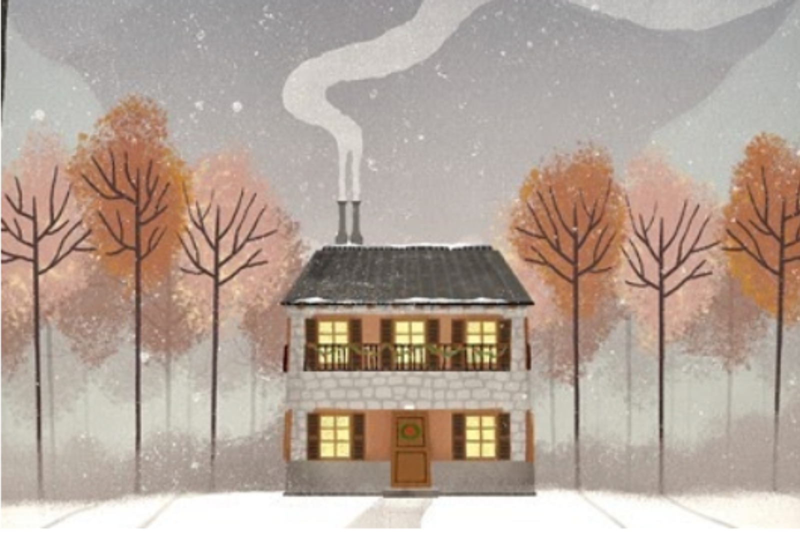 Detall de la coberta de Germanes d’Imma Monsó, il·lustració d’Ignasi Font.