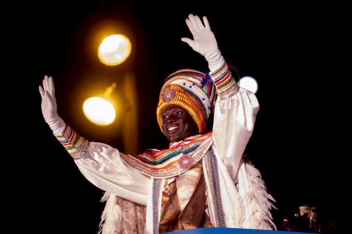 Imatge d'arxiu d'una cavalcada dels Reis d'Orient (fotografia: Albert Salamé).