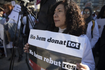 Imatge de la vaga de sanitaris.