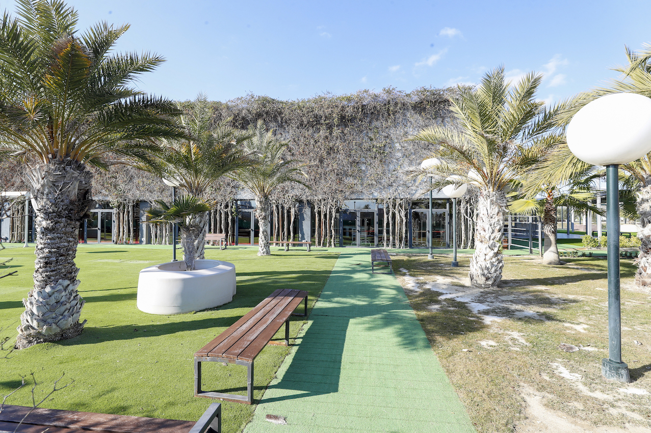 L'espai on es va fer la festa (fotografia:EFE/ Javier Cebollada).