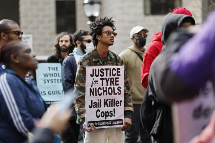 Protestes contra la violència policíaca arran de la mort de Tyre Nichols