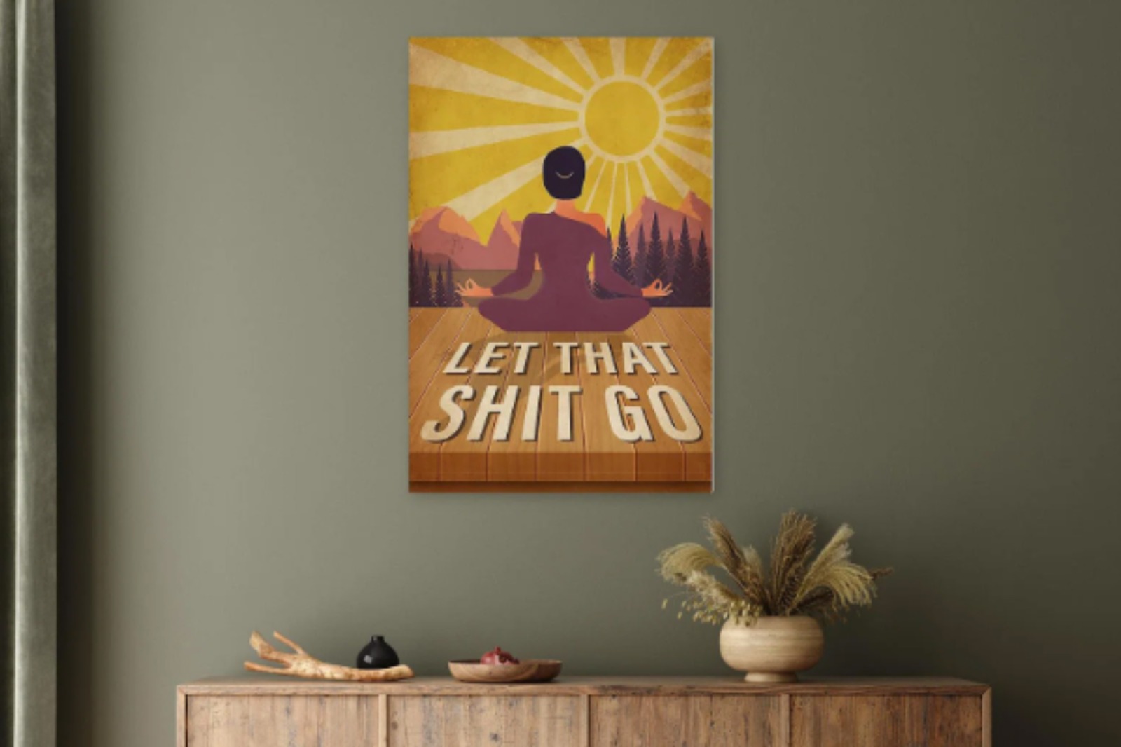 “Vinc a classes de ioga”, diu.