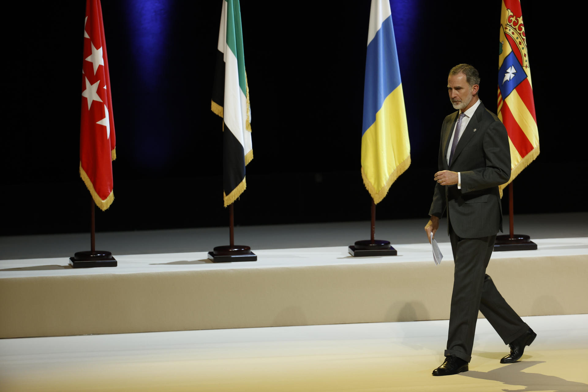 Felipe VI, aquest dimarts a Barcelona.(Foto: EFE)