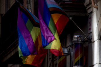 Imatge d'arxiu d'una bandera LGBTI.