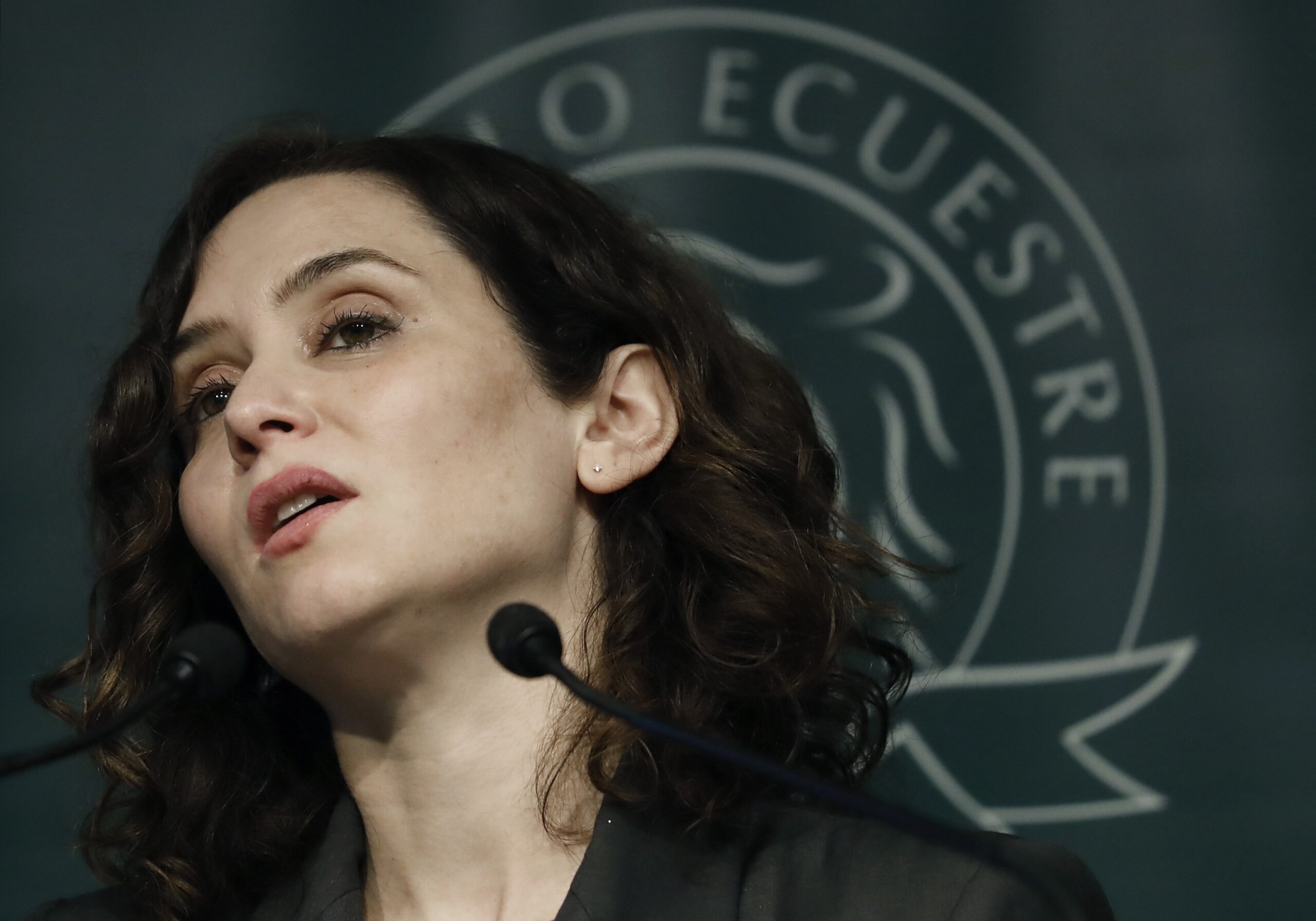 Isabel Díaz Ayuso, al Circulo Ecuestre de Barcelona (Foto: EFE)