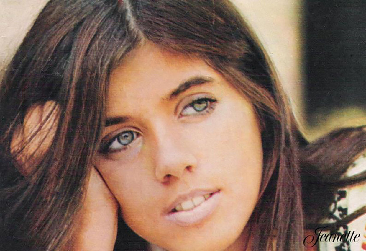 La cantant Jeannette, el 1974.